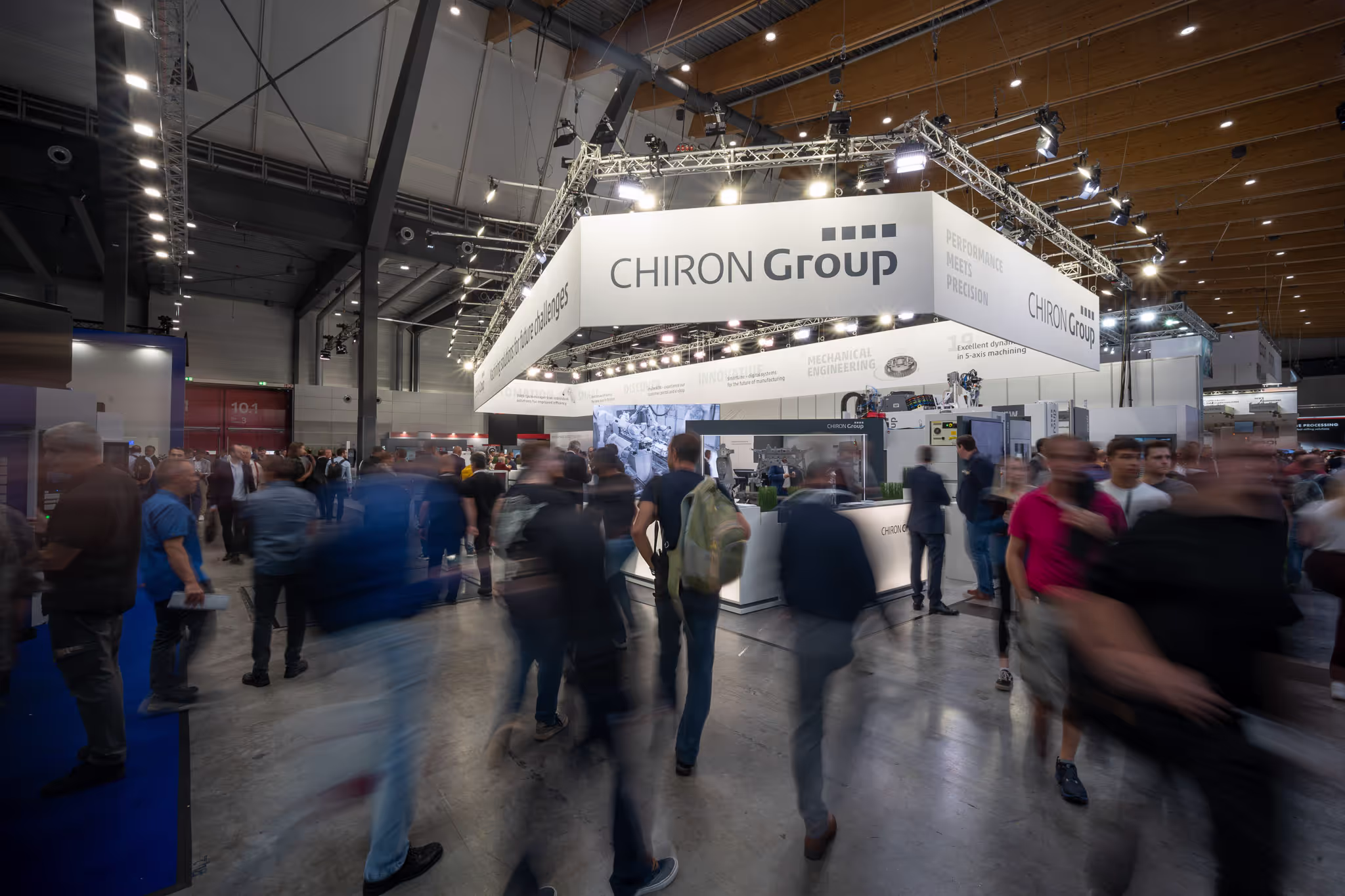 Messestand der CHIRON Group auf der AMB Messe in Stuttgart